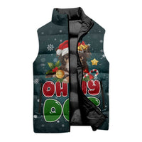 Chihuahua Oh My Dog Christmas Sleeveless Puffer Jacket Xmas Holiday Patterns - Wonder Print Shop
