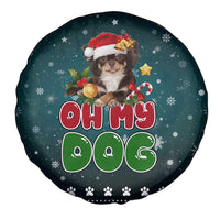Chihuahua Oh My Dog Christmas Spare Tire Cover Xmas Holiday Patterns - Wonder Print Shop