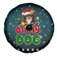 Chihuahua Oh My Dog Christmas Spare Tire Cover Xmas Holiday Patterns - Wonder Print Shop