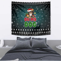 Chihuahua Oh My Dog Christmas Tapestry Xmas Holiday Patterns - Wonder Print Shop