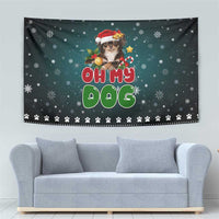 Chihuahua Oh My Dog Christmas Tapestry Xmas Holiday Patterns - Wonder Print Shop