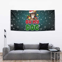 Chihuahua Oh My Dog Christmas Tapestry Xmas Holiday Patterns - Wonder Print Shop