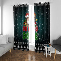 Chihuahua Oh My Dog Christmas Window Curtain Xmas Holiday Patterns - Wonder Print Shop