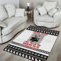 Chihuahua Personal Stalker Christmas Area Rug Xmas Holiday Patterns - Wonder Print Shop