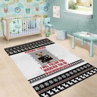 Chihuahua Personal Stalker Christmas Area Rug Xmas Holiday Patterns - Wonder Print Shop