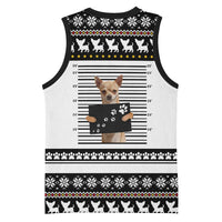 Chihuahua Personal Stalker Christmas Basketball Jersey Xmas Holiday Patterns - Wonder Print Shop