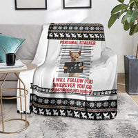 Chihuahua Personal Stalker Christmas Blanket Xmas Holiday Patterns - Wonder Print Shop