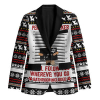 Chihuahua Personal Stalker Christmas Blazer Xmas Holiday Patterns - Wonder Print Shop