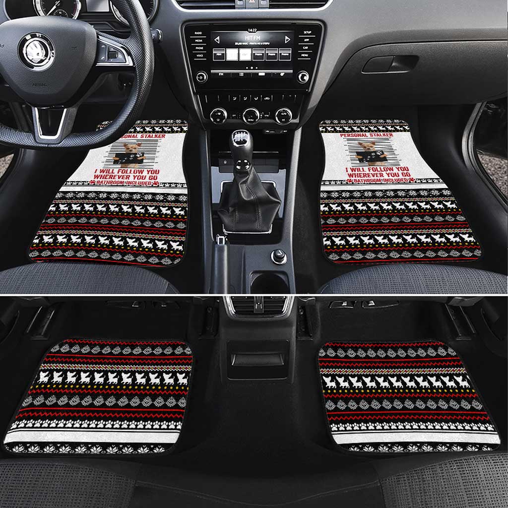 Chihuahua Personal Stalker Christmas Car Mats Xmas Holiday Patterns - Wonder Print Shop