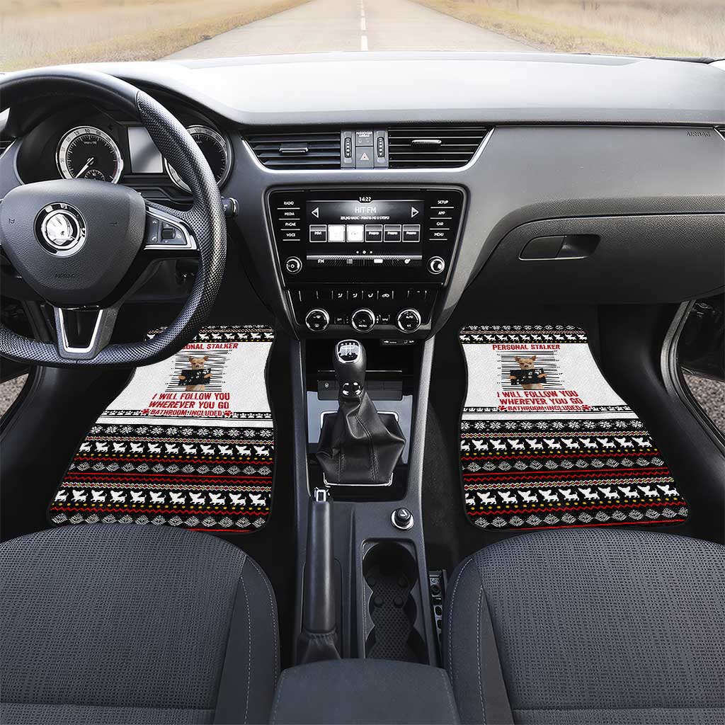 Chihuahua Personal Stalker Christmas Car Mats Xmas Holiday Patterns - Wonder Print Shop