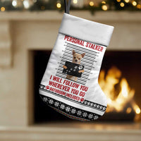 Chihuahua Personal Stalker Christmas Stocking Xmas Holiday Patterns - Wonder Print Shop