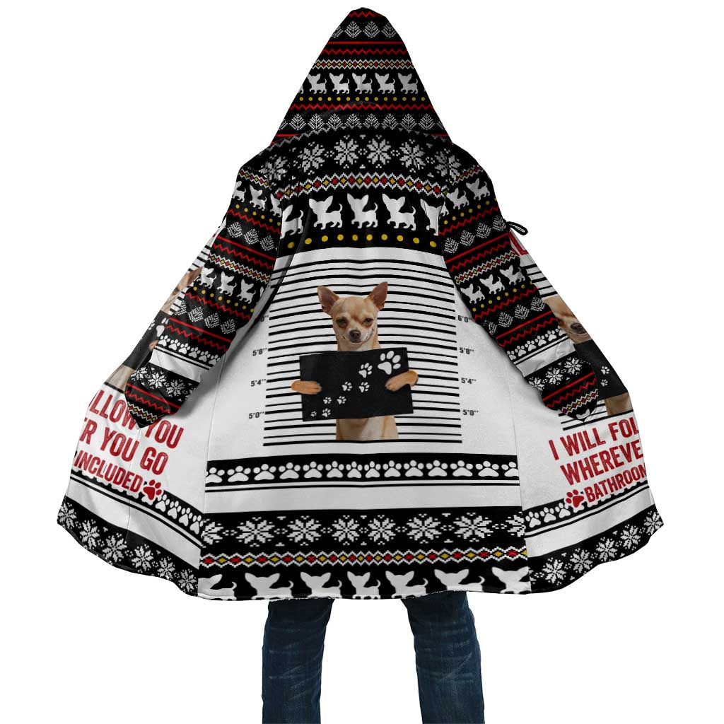Chihuahua Personal Stalker Christmas Cloak Xmas Holiday Patterns - Wonder Print Shop