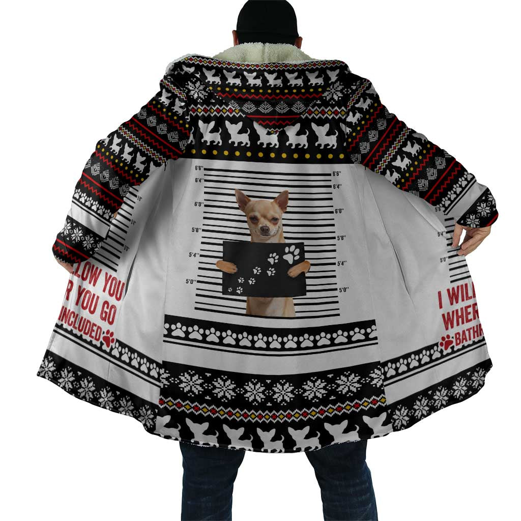 Chihuahua Personal Stalker Christmas Cloak Xmas Holiday Patterns - Wonder Print Shop