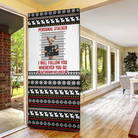 Chihuahua Personal Stalker Christmas Door Cover Xmas Holiday Patterns - Wonder Print Shop