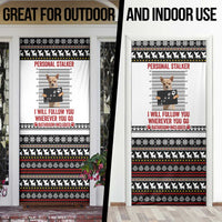 Chihuahua Personal Stalker Christmas Door Cover Xmas Holiday Patterns - Wonder Print Shop