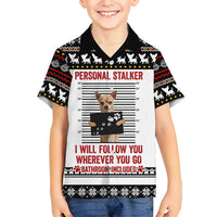Chihuahua Personal Stalker Christmas Family Matching Long Sleeve Bodycon Dress and Hawaiian Shirt Xmas Holiday Patterns - Wonder Print Shop