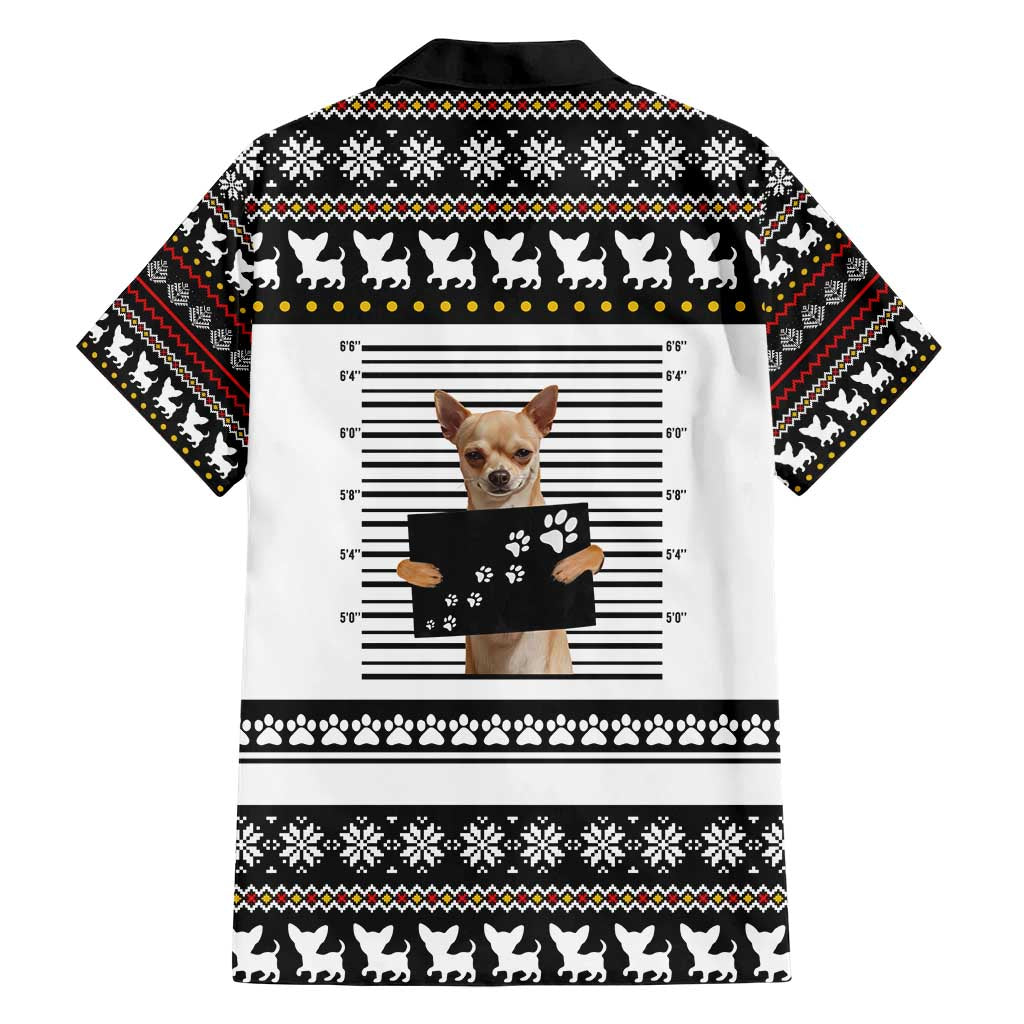 Chihuahua Personal Stalker Christmas Hawaiian Shirt Xmas Holiday Patterns - Wonder Print Shop