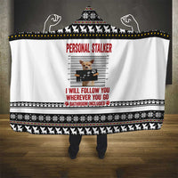 Chihuahua Personal Stalker Christmas Hooded Blanket Xmas Holiday Patterns - Wonder Print Shop