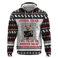 Chihuahua Personal Stalker Christmas Hoodie Xmas Holiday Patterns - Wonder Print Shop