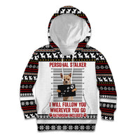Chihuahua Personal Stalker Christmas Kid Hoodie Xmas Holiday Patterns - Wonder Print Shop
