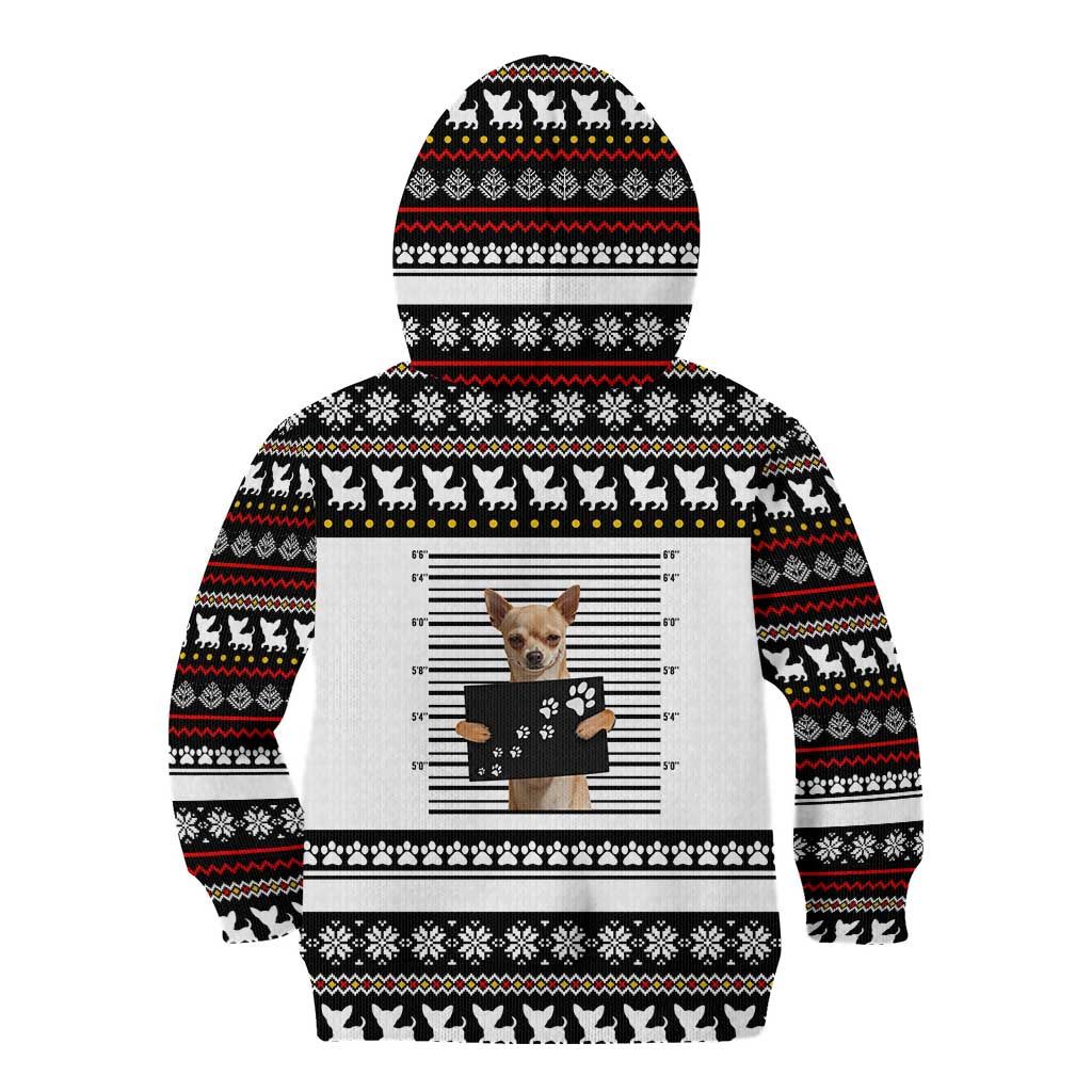 Chihuahua Personal Stalker Christmas Kid Hoodie Xmas Holiday Patterns - Wonder Print Shop