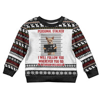 Chihuahua Personal Stalker Christmas Kid Ugly Christmas Sweater Xmas Holiday Patterns - Wonder Print Shop