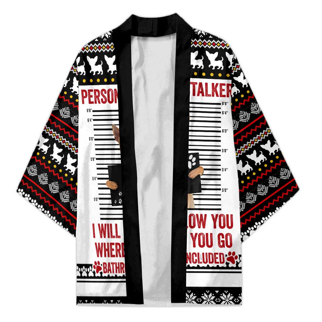 Chihuahua Personal Stalker Christmas Kimono Xmas Holiday Patterns - Wonder Print Shop