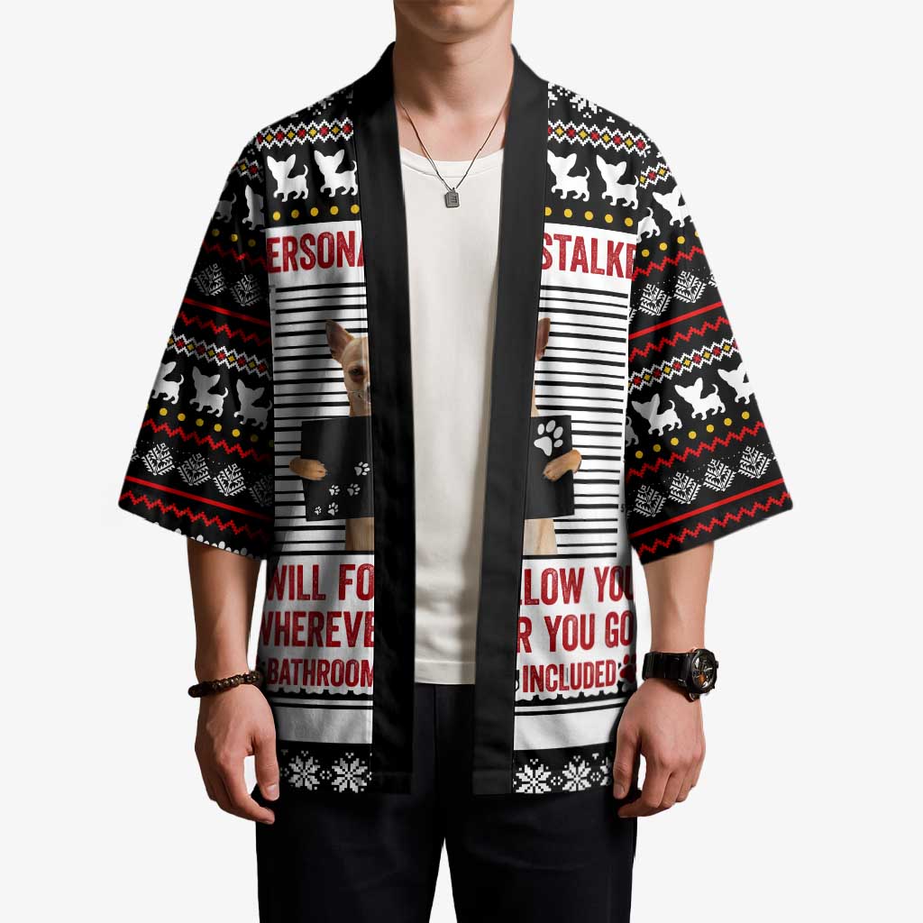Chihuahua Personal Stalker Christmas Kimono Xmas Holiday Patterns - Wonder Print Shop