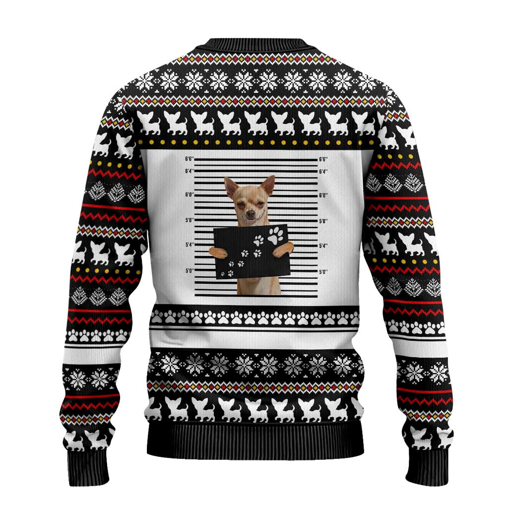 Chihuahua Personal Stalker Christmas Ugly Christmas Sweater Xmas Holiday Patterns - Wonder Print Shop