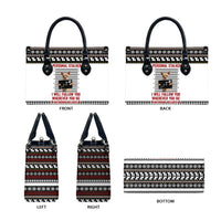 Chihuahua Personal Stalker Christmas Leather Bag Xmas Holiday Patterns - Wonder Print Shop