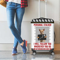 Chihuahua Personal Stalker Christmas Luggage Cover Xmas Holiday Patterns - Wonder Print Shop