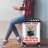 Chihuahua Personal Stalker Christmas Luggage Cover Xmas Holiday Patterns - Wonder Print Shop