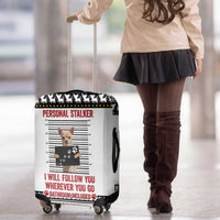 Chihuahua Personal Stalker Christmas Luggage Cover Xmas Holiday Patterns - Wonder Print Shop