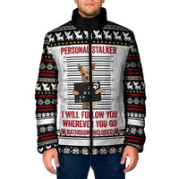 Chihuahua Personal Stalker Christmas Padded Jacket Xmas Holiday Patterns - Wonder Print Shop