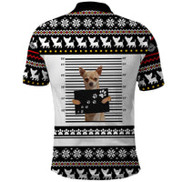 Chihuahua Personal Stalker Christmas Polo Shirt Xmas Holiday Patterns - Wonder Print Shop