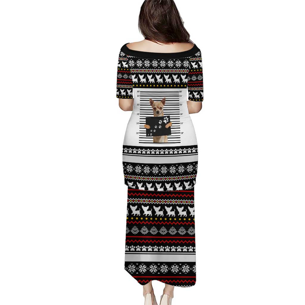 Chihuahua Personal Stalker Christmas Puletasi Xmas Holiday Patterns - Wonder Print Shop