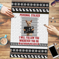 Chihuahua Personal Stalker Christmas Puzzle Xmas Holiday Patterns - Wonder Print Shop
