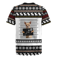 Chihuahua Personal Stalker Christmas Rugby Jersey Xmas Holiday Patterns - Wonder Print Shop