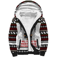 Chihuahua Personal Stalker Christmas Sherpa Hoodie Xmas Holiday Patterns - Wonder Print Shop
