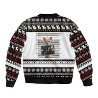 Chihuahua Personal Stalker Christmas Sleeve Zip Bomber Jacket Xmas Holiday Patterns - Wonder Print Shop