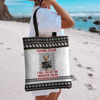 Chihuahua Personal Stalker Christmas Tote Bag Xmas Holiday Patterns - Wonder Print Shop