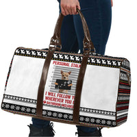Chihuahua Personal Stalker Christmas Travel Bag Xmas Holiday Patterns - Wonder Print Shop