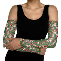 Chihuahua Santa Clau Christmas Arm Sleeves Xmas Holiday Patterns - Wonder Print Shop