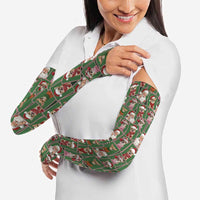 Chihuahua Santa Clau Christmas Arm Sleeves Xmas Holiday Patterns - Wonder Print Shop