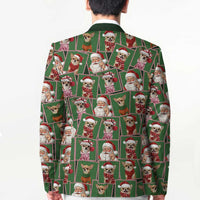Chihuahua Santa Clau Christmas Blazer Xmas Holiday Patterns - Wonder Print Shop