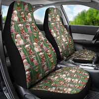 Chihuahua Santa Clau Christmas Car Seat Cover Xmas Holiday Patterns - Wonder Print Shop