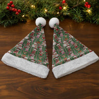 Chihuahua Santa Clau Christmas Santa Hat Xmas Holiday Patterns - Wonder Print Shop