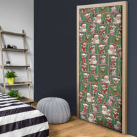 Chihuahua Santa Clau Christmas Door Cover Xmas Holiday Patterns - Wonder Print Shop