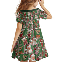 Chihuahua Santa Clau Christmas Family Matching Off Shoulder Maxi Dress and Hawaiian Shirt Xmas Holiday Patterns - Wonder Print Shop