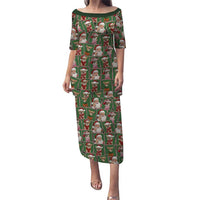 Chihuahua Santa Clau Christmas Family Matching Puletasi and Hawaiian Shirt Xmas Holiday Patterns - Wonder Print Shop